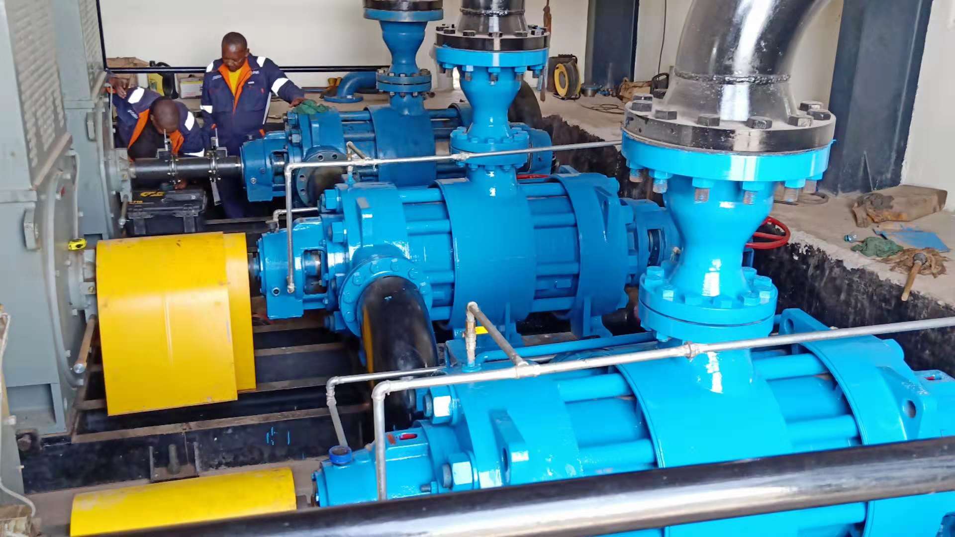 Multistage pump project at Lake Baringo, Nairobi, Kenya